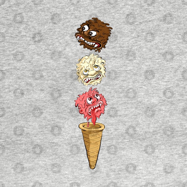 Ice Cream Monsters by Black Tee Inc